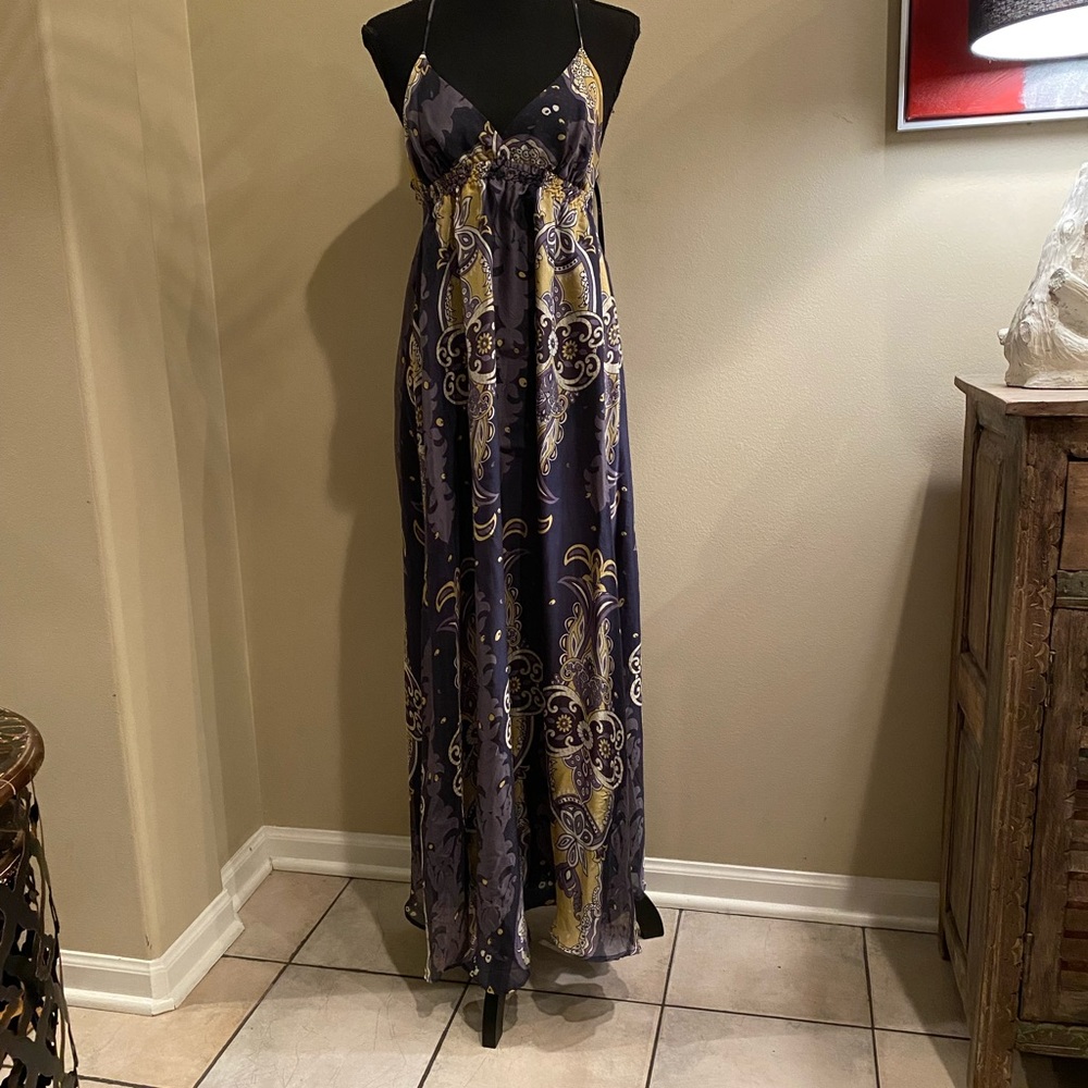 100% silk maxi dress - Picture 8 of 13